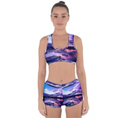 Photo Coucher Du Soleil Effet Galaxy Racerback Boyleg Bikini Set by kcreatif