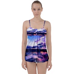 Photo Coucher Du Soleil Effet Galaxy Babydoll Tankini Set by kcreatif