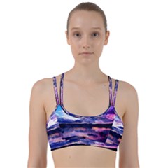 Photo Coucher Du Soleil Effet Galaxy Line Them Up Sports Bra by kcreatif