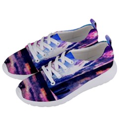 Photo Coucher Du Soleil Effet Galaxy Women s Lightweight Sports Shoes by kcreatif