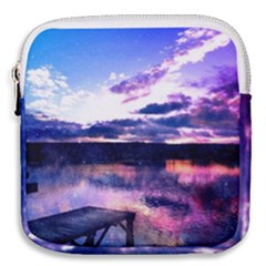 Photo Coucher Du Soleil Effet Galaxy Mini Square Pouch by kcreatif