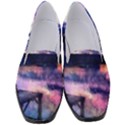 Photo Coucher du soleil Effet Galaxy Women s Classic Loafer Heels View1