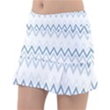 Chevrons Bleus/Blanc Tennis Skorts View1