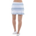 Chevrons Bleus/Blanc Tennis Skorts View2