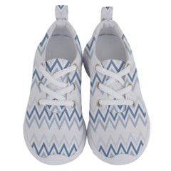 Chevrons Bleus/blanc Running Shoes by kcreatif