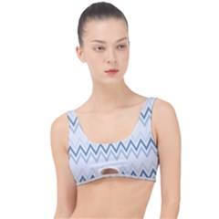 Chevrons Bleus/blanc The Little Details Bikini Top by kcreatif