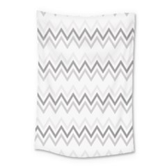 Chevrons Gris/blanc Small Tapestry