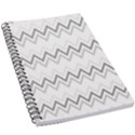 Chevrons Gris/Blanc 5.5  x 8.5  Notebook View1