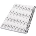 Chevrons Gris/Blanc 5.5  x 8.5  Notebook View2