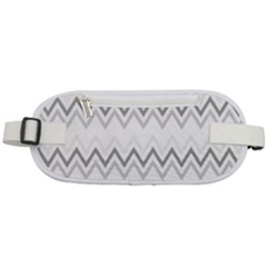 Chevrons Gris/blanc Rounded Waist Pouch by kcreatif