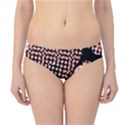 Abstrait Effet Formes Noir/Rose Hipster Bikini Bottoms View1