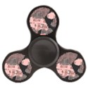 Abstrait Effet Formes Noir/Rose Finger Spinner View1