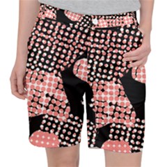 Abstrait Effet Formes Noir/rose Pocket Shorts by kcreatif