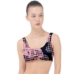 Abstrait Effet Formes Noir/rose The Little Details Bikini Top by kcreatif