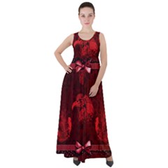 Awesome Eagle Empire Waist Velour Maxi Dress by FantasyWorld7