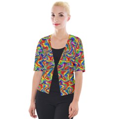 Ab 144 1 Cropped Button Cardigan by ArtworkByPatrick