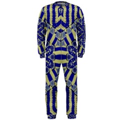 Wood Flower And Matches Mandala Vintage Onepiece Jumpsuit (men) 