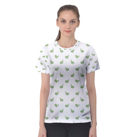 Iguana Sketchy Cartoon Style Drawing Pattern 2 Women s Sport Mesh Tee by dflcprintsclothing