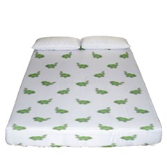 Iguana Sketchy Cartoon Style Drawing Pattern 2 Fitted Sheet (king Size) by dflcprintsclothing