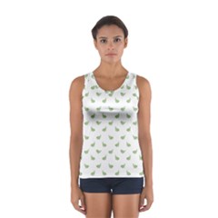 Iguana Sketchy Cartoon Style Drawing Pattern 2 Sport Tank Top  by dflcprintsclothing