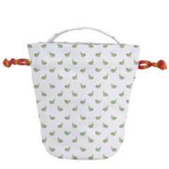 Iguana Sketchy Cartoon Style Drawing Pattern 2 Drawstring Bucket Bag