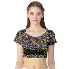 Ab 147 Short Sleeve Crop Top