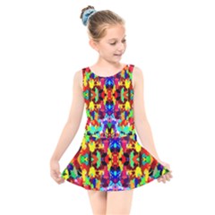 Ab 148 Kids  Skater Dress Swimsuit by ArtworkByPatrick