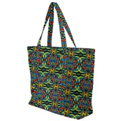 Ab 149 Zip Up Canvas Bag by ArtworkByPatrick