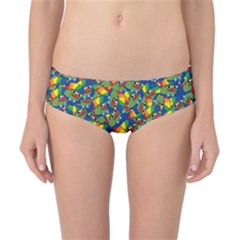 Clown World Pepe The Frog Honkhonk Meme Kekistan Funny Pattern Blue  Classic Bikini Bottoms by snek