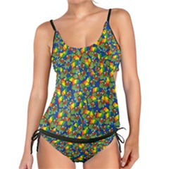 Clown World Pepe The Frog Honkhonk Meme Kekistan Funny Pattern Blue  Tankini Set by snek