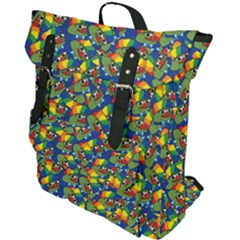 Clown World Pepe The Frog Honkhonk Meme Kekistan Funny Pattern Blue  Buckle Up Backpack by snek