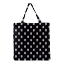 Sketchy Cartoon Ghost Drawing Motif Pattern Grocery Tote Bag View1