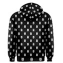 Sketchy Cartoon Ghost Drawing Motif Pattern Men s Zipper Hoodie View2