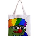 Clown World Pepe The Frog Honkhonk Meme Kekistan Funny Zipper Grocery Tote Bag View1