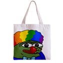 Clown World Pepe The Frog Honkhonk Meme Kekistan Funny Zipper Grocery Tote Bag View2