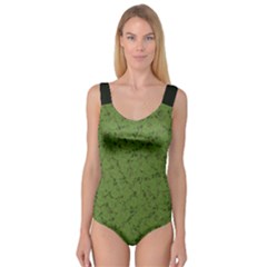 Groyper Pepe The Frog Original Meme Funny Kekistan Green Pattern Princess Tank Leotard  by snek