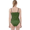 Groyper Pepe The Frog original meme funny Kekistan green pattern Cut Out Top Tankini Set View2