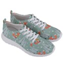 Cute Fox Christmas Winter Seamless Pattern Men s Lightweight Sports Shoes View3