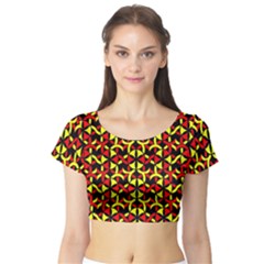 Rby 106 Short Sleeve Crop Top by ArtworkByPatrick