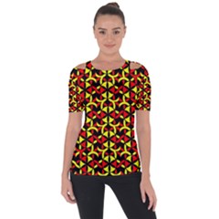 Rby 106 Shoulder Cut Out Short Sleeve Top by ArtworkByPatrick