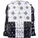 Black Golden Christmas Pattern Collection Giant Full Print Backpack View1