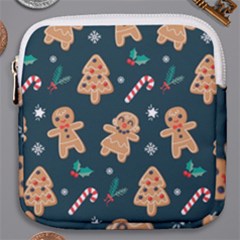 Colourful Funny Christmas Pattern Mini Square Pouch