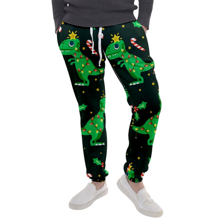 Christmas Funny Pattern Dinosaurs Men s Jogger Sweatpants