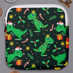 Christmas Funny Pattern Dinosaurs Mini Square Pouch