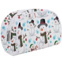 Christmas Snowman Seamless Pattern Makeup Case (Large) View1