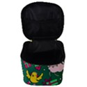 Funny Decoration Christmas Pattern Background Make Up Travel Bag (Small) View3