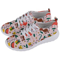 Colorful Funny Christmas Pattern Merry Xmas Men s Lightweight Sports Shoes