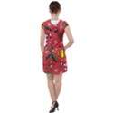 Colorful Funny Christmas Pattern Drawstring Hooded Dress View2