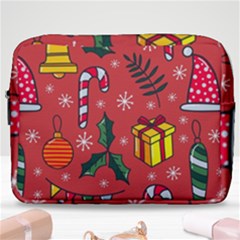 Colorful Funny Christmas Pattern Make Up Pouch (large)