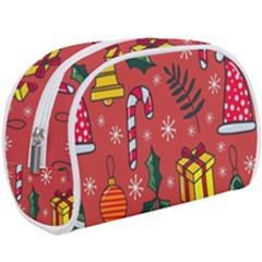 Colorful Funny Christmas Pattern Makeup Case (large) by Vaneshart